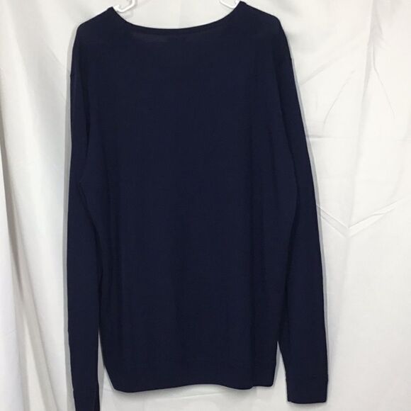 John W. Nordstrom Merino Wool V-Neck Sweater (F12) - Picture 3 of 7